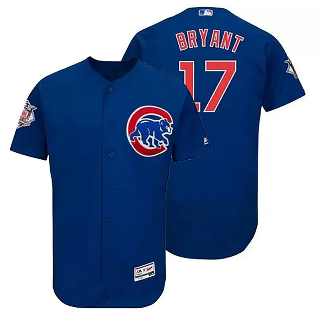 Chicago Cubs Kris Bryant #17 Royal Authentic Collection Flexbase Player Jersey Chicago Cubs Kris Bryant #17 Royal Authentic Collection Flexbase Player Jersey