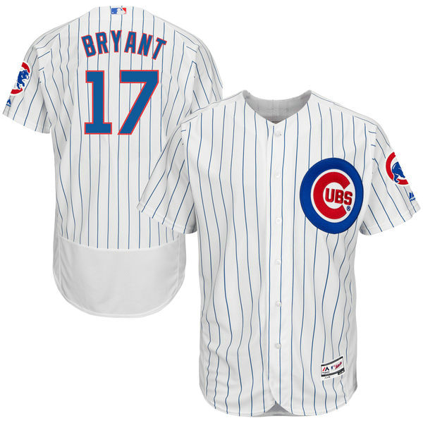 Kris Bryant #17 Chicago Cubs Home White Authentic Collection Flexbase Player Jersey Kris Bryant #17 Chicago Cubs Home White Authentic Collection Flexbase Player Jersey