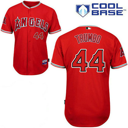 Los Angeles Angels of Anaheim #44 Mark Trumbo Red Cool Base Jersey