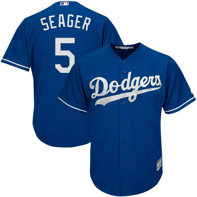Los Angeles Dodgers Corey Seager #5 Alternate Royal Cool Base Jersey Los Angeles Dodgers Corey Seager #5 Alternate Royal Cool Base Jersey