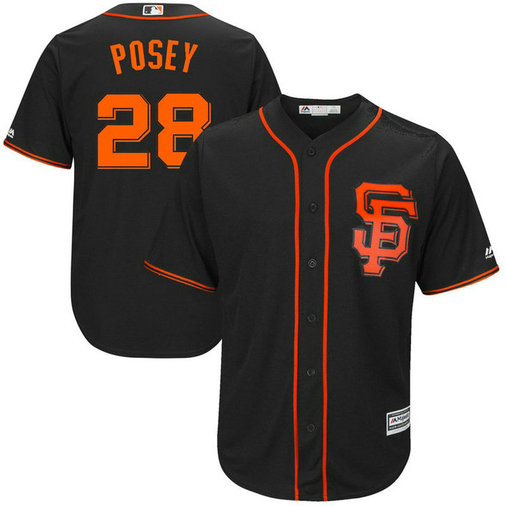San Francisco Giants Buster Posey #28 2017 Alternate Black Cool Base Jersey San Francisco Giants Buster Posey #28 2017 Alternate Black Cool Base Jersey