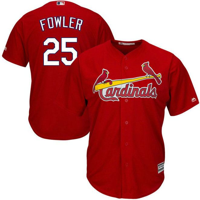 St. Louis Cardinals Dexter Fowler #25 Alternate Red Cool Base Jersey