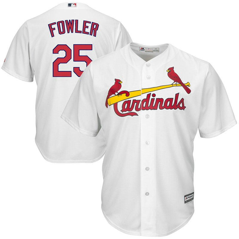 St. Louis Cardinals Dexter Fowler #25 Home White Cool Base Jersey St. Louis Cardinals Dexter Fowler #25 Home White Cool Base Jersey