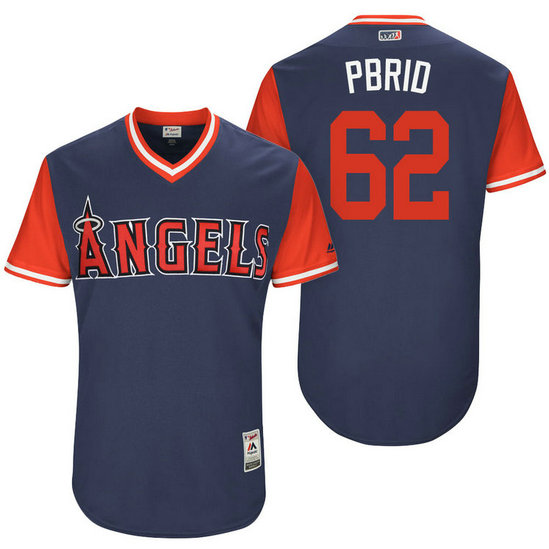 Los Angeles Angels Parker Bridwell #62 Pbrid Navy Nickname 2017 Little League Players Weekend Jersey Los Angeles Angels Parker Bridwell #62 Pbrid Navy Nickname 2017 Little League Players Weekend Jersey