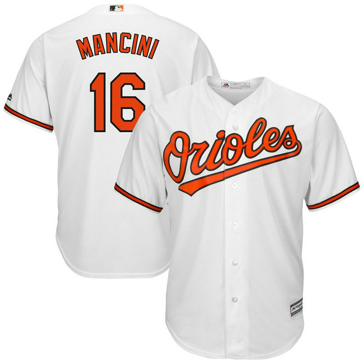 Trey Mancini #16 Baltimore Orioles Replica Home White Cool Base Jersey