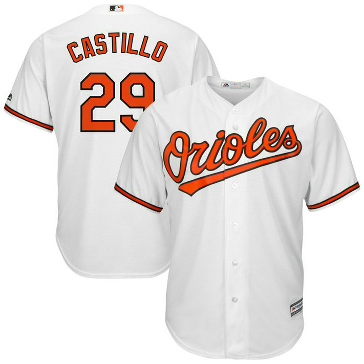 Welington Castillo #29 Baltimore Orioles Replica Home White Cool Base Jersey Welington Castillo #29 Baltimore Orioles Replica Home White Cool Base Jersey