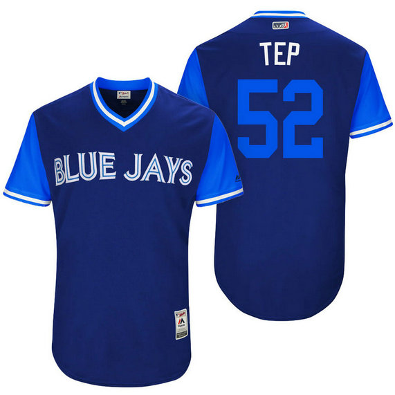 Toronto Blue Jays Ryan Tepera #52 Tep Royal Nickname 2017 Little League Players Weekend Jersey