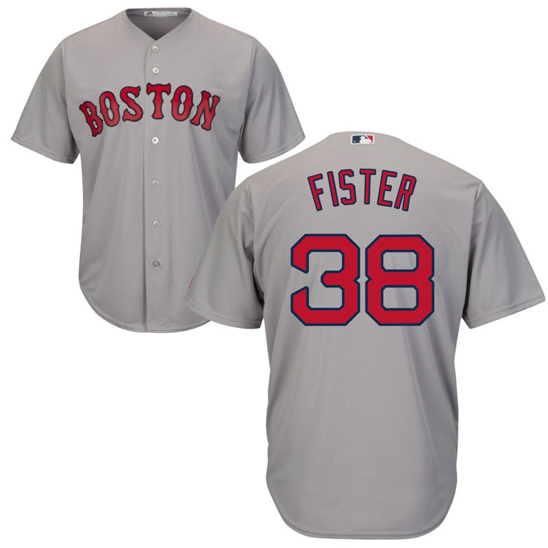 Doug Fister #38 Boston Red Sox Road Grey Cool Base Jersey
