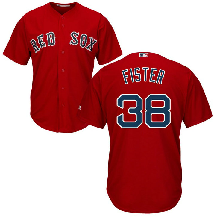 Doug Fister #38 Boston Red Sox Alternate Red Cool Base Jersey