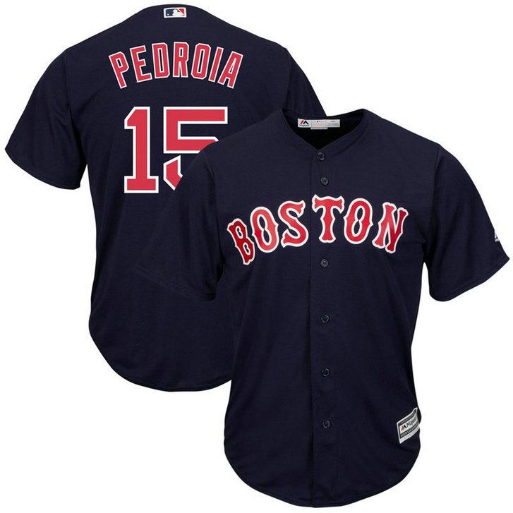 Boston Red Sox #15 Dustin Pedroia Replica Alternate Navy Cool Base Jersey Boston Red Sox #15 Dustin Pedroia Replica Alternate Navy Cool Base Jersey
