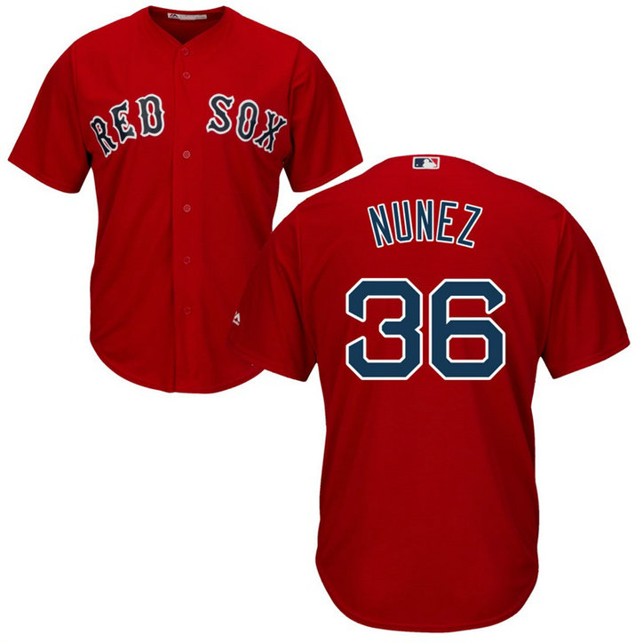 Boston Red Sox #36 Eduardo Nunez Alternate Red Cool Base Jersey Boston Red Sox #36 Eduardo Nunez Alternate Red Cool Base Jersey