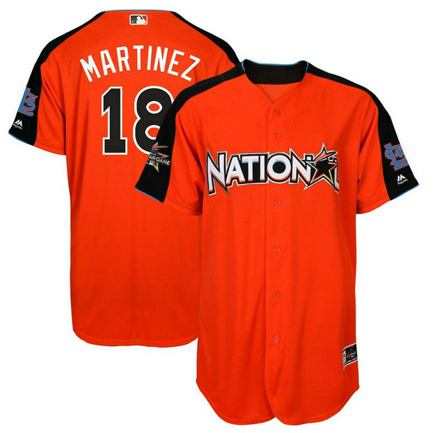 St. Louis Cardinals Carlos Martinez #18 Orange Home Run Derby 2017 All-Star American League Jersey St. Louis Cardinals Carlos Martinez #18 Orange Home Run Derby 2017 All-Star American League Jersey