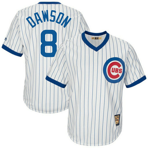 Andre Dawson #8 Chicago Cubs Replica Cooperstown White Cool Base Jersey Andre Dawson #8 Chicago Cubs Replica Cooperstown White Cool Base Jersey