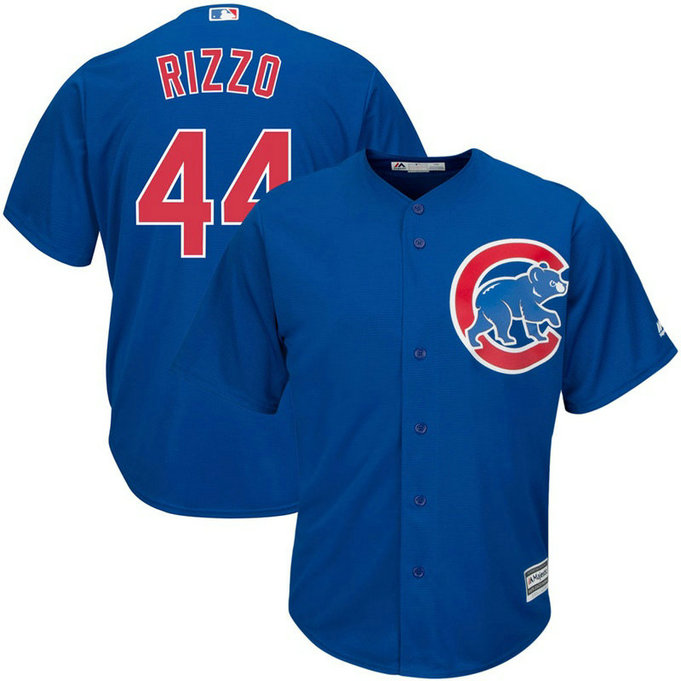 Chicago Cubs #44 Anthony Rizzo Replica Alternate Royal Cool Base Jersey