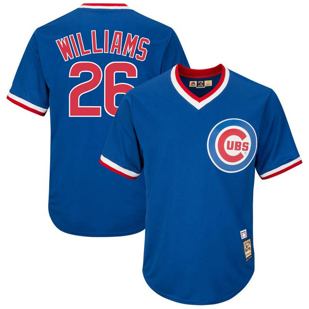 Billy Williams #26 Chicago Cubs Replica Cooperstown Royal Cool Base Jersey Billy Williams #26 Chicago Cubs Replica Cooperstown Royal Cool Base Jersey