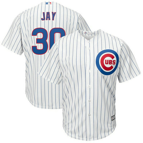 Jon Jay #30 Chicago Cubs Replica Home White Cool Base Jersey Jon Jay #30 Chicago Cubs Replica Home White Cool Base Jersey