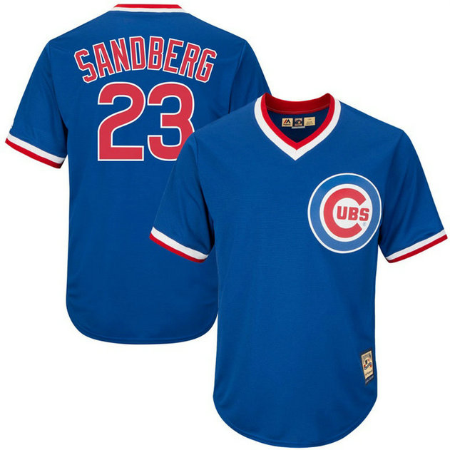 Chicago Cubs #23 Ryne Sandberg Replica Cooperstown Royal Cool Base Jersey Chicago Cubs #23 Ryne Sandberg Replica Cooperstown Royal Cool Base Jersey