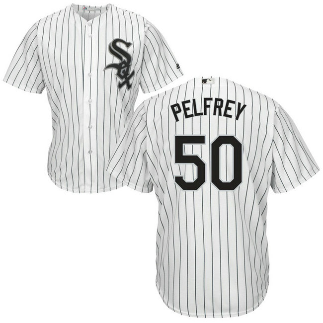 Chicago White Sox #50 Mike Pelfrey Home White Cool Base Jersey Chicago White Sox #50 Mike Pelfrey Home White Cool Base Jersey