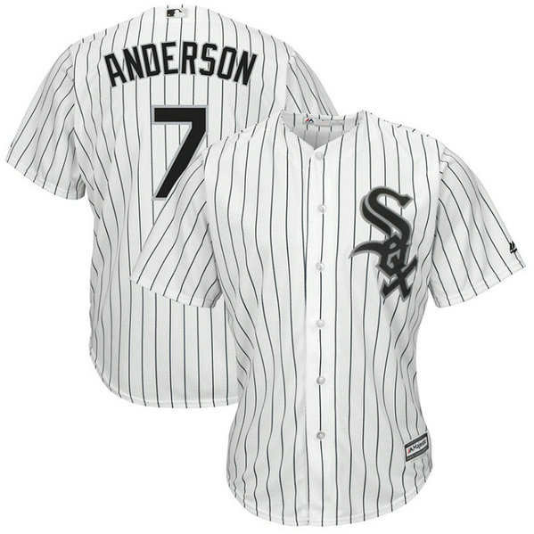 Tim Anderson #7 Chicago White Sox Replica Home White Cool Base Jersey
