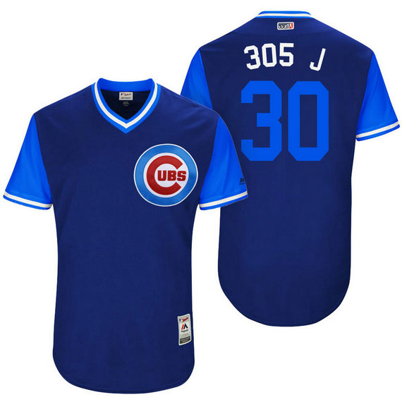 Chicago Cubs Jon Jay #30 305 J Royal Nickname 2017 Little League Players Weekend Jersey Chicago Cubs Jon Jay #30 305 J Royal Nickname 2017 Little League Players Weekend Jersey