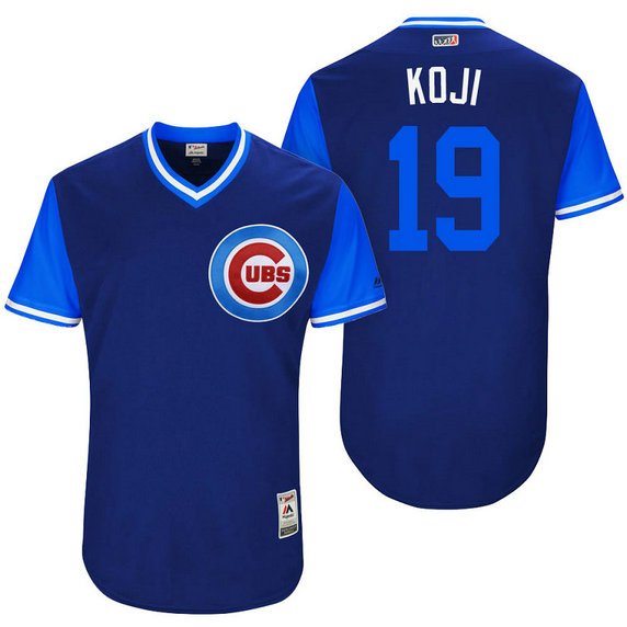 Chicago Cubs Koji Uehara #19 Koji Royal Nickname 2017 Little League Players Weekend Jersey Chicago Cubs Koji Uehara #19 Koji Royal Nickname 2017 Little League Players Weekend Jersey