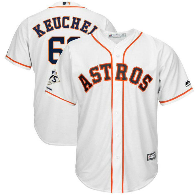 Houston Astros Dallas Keuchel #60 White 2017 World Series Champions Patch Cool Base Jersey Houston Astros Dallas Keuchel #60 White 2017 World Series Champions Patch Cool Base Jersey
