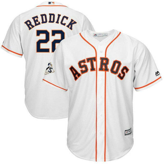 Josh Reddick #22 Houston Astros 2017 World Series Bound White Cool Base Jersey