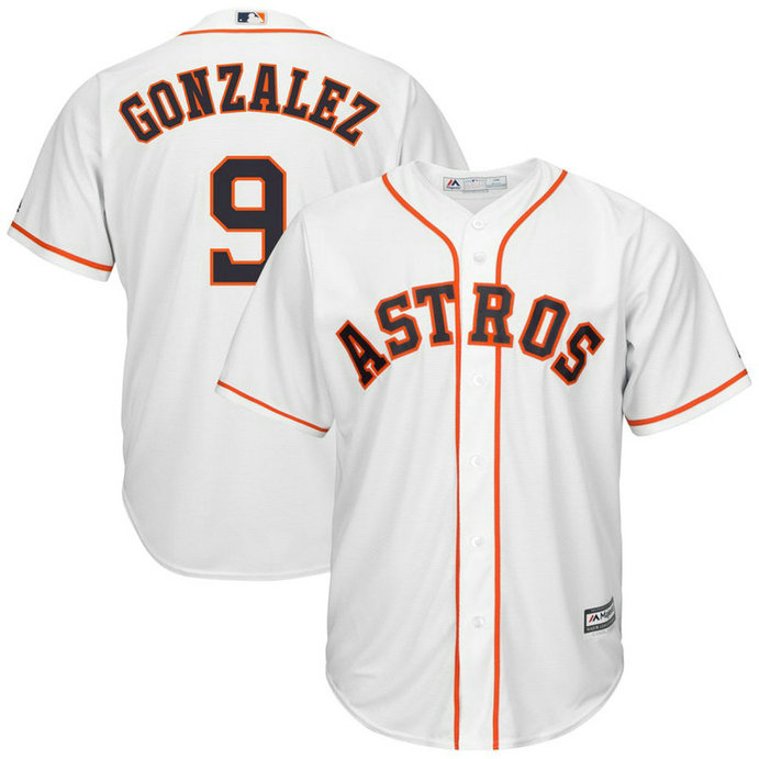 Marwin Gonzalez #9 Houston Astros Replica Home White Cool Base Jersey Marwin Gonzalez #9 Houston Astros Replica Home White Cool Base Jersey