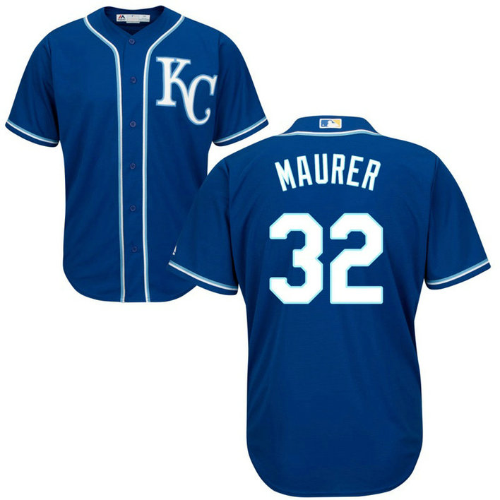 Kansas City Royals #32 Brandon Maurer Alternate Royal Cool Base Jersey Kansas City Royals #32 Brandon Maurer Alternate Royal Cool Base Jersey