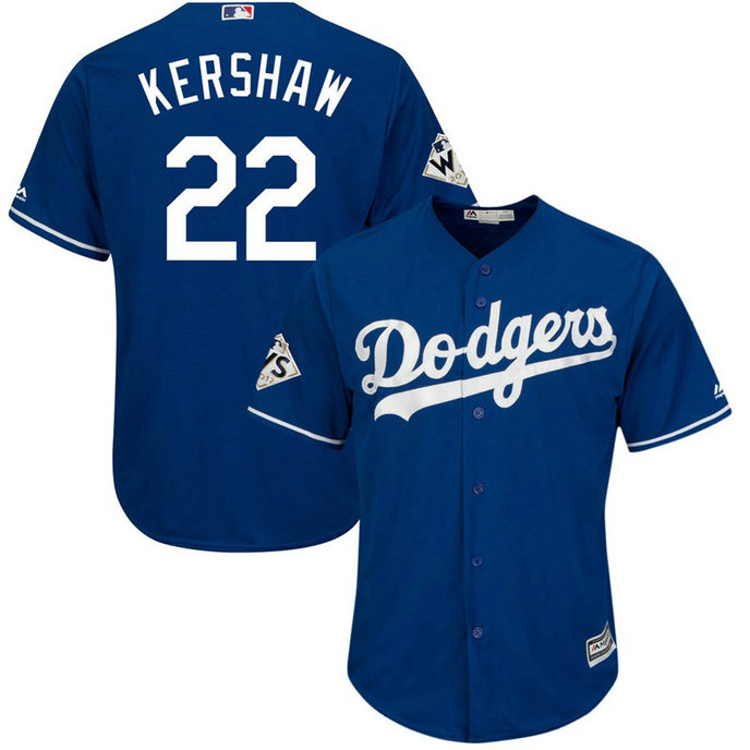 Clayton Kershaw #22 Los Angeles Dodgers 2017 World Series Bound Royal Cool Base Jersey Clayton Kershaw #22 Los Angeles Dodgers 2017 World Series Bound Royal Cool Base Jersey