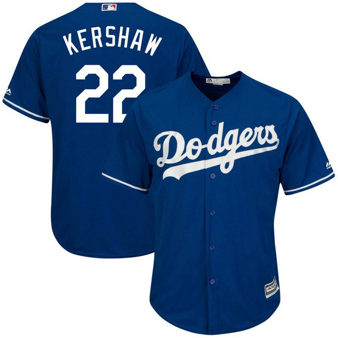 Los Angeles Dodgers #22 Clayton Kershaw Replica Alternate Royal Cool Base Jersey Los Angeles Dodgers #22 Clayton Kershaw Replica Alternate Royal Cool Base Jersey