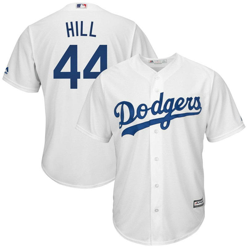 Rich Hill #44 Los Angeles Dodgers Replica Home White Cool Base Jersey