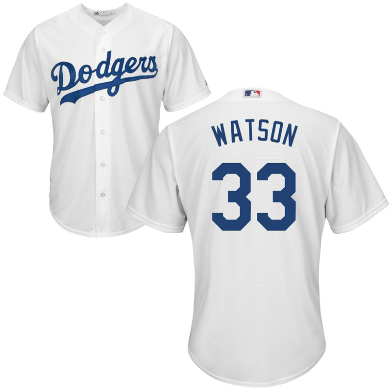 Los Angeles Dodgers #33 Tony Watson Home White Cool Base Jersey