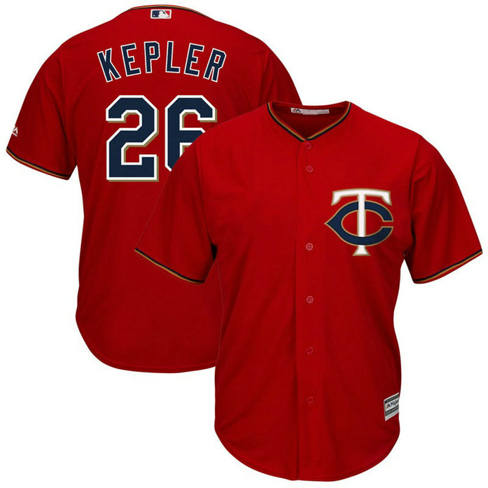 Minnesota Twins #26 Max Kepler Alternate Scarlet Cool Base Jersey