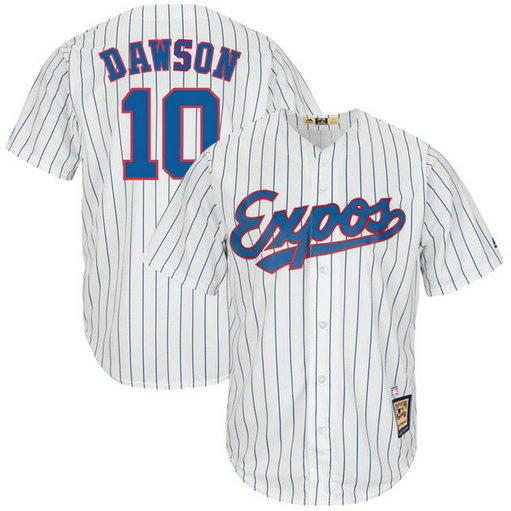 Andre Dawson #10 Montreal Expos Replica Cooperstown Collection White Cool Base Jersey Andre Dawson #10 Montreal Expos Replica Cooperstown Collection White Cool Base Jersey