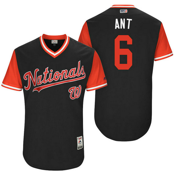 Washington Nationals Anthony Rendon #6 Ant Navy Nickname 2017 Little League Players Weekend Jersey