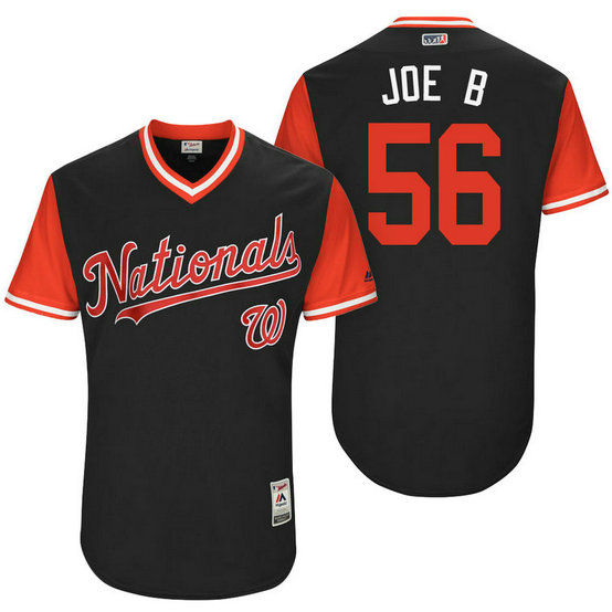 Washington Nationals Joe Blanton #56 Joe B Navy Nickname 2017 Little League Players Weekend Jersey Washington Nationals Joe Blanton #56 Joe B Navy Nickname 2017 Little League Players Weekend Jersey