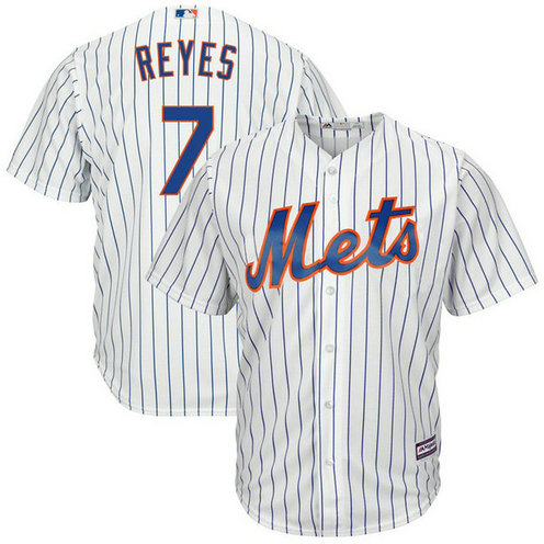 New York Mets #7 Jose Reyes Home White Cool Base Jersey New York Mets #7 Jose Reyes Home White Cool Base Jersey