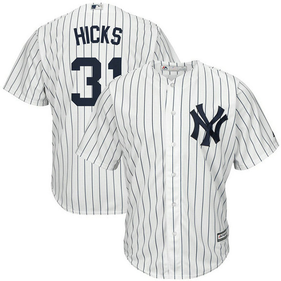 Aaron Hicks #31 New York Yankees Replica Home White Cool Base Jersey