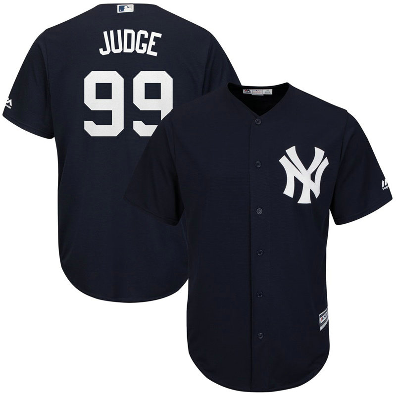Aaron Judge #99 New York Yankees Fashion Replica Navy Cool Base Jersey