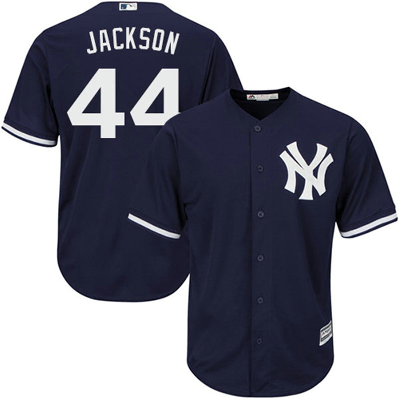 Reggie Jackson #44 New York Yankees Authentic Alternate Navy Cool Base Jersey
