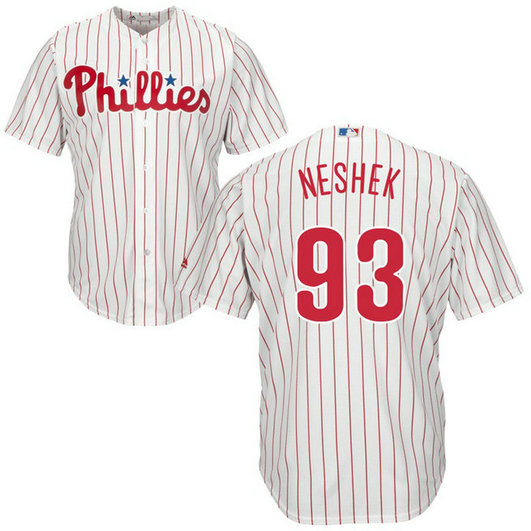 Philadelphia Phillies #93 Pat Neshek Home White Cool Base Jersey Philadelphia Phillies #93 Pat Neshek Home White Cool Base Jersey