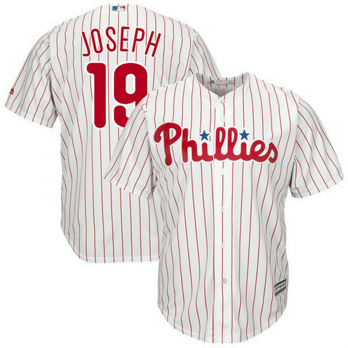 Philadelphia Phillies #19 Tommy Joseph Home White Cool Base Jersey
