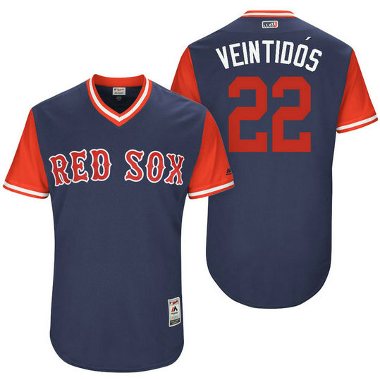 Boston Red Sox Rick Porcello #22 Veintidos Navy Nickname 2017 Little League Players Weekend Jersey Boston Red Sox Rick Porcello #22 Veintidos Navy Nickname 2017 Little League Players Weekend Jersey