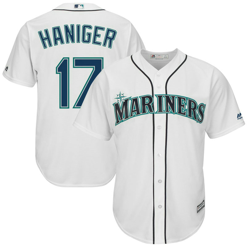 Seattle Mariners #17 Mitch Haniger Home White Cool Base Jersey Seattle Mariners #17 Mitch Haniger Home White Cool Base Jersey