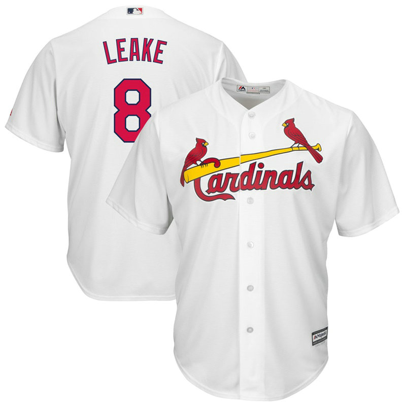 Mike Leake #8 St. Louis Cardinals Replica Home White Cool Base Jersey