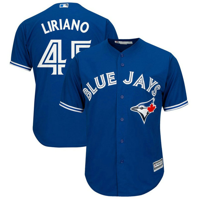 Francisco Liriano #45 Toronto Blue Jays Replica Alternate Royal Cool Base Jersey Francisco Liriano #45 Toronto Blue Jays Replica Alternate Royal Cool Base Jersey