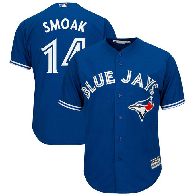Justin Smoak #14 Toronto Blue Jays Replica Alternate Royal Cool Base Jersey