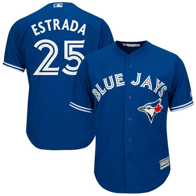 Toronto Blue Jays #25 Marco Estrada Alternate Royal Cool Base Jersey