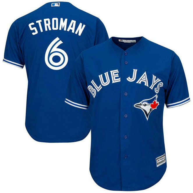 Toronto Blue Jays #6 Marcus Stroman Alternate Royal Cool Base Jersey